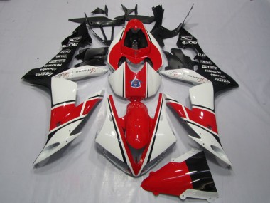Vermelho Branco Preto Plástico Yamaha R1 2004-2006