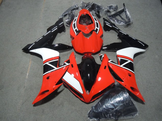 Vermelho Branco Preto Plásticos Yamaha R1 2004-2006 Vermelho Branco Preto Plásticos Yamaha R1 2004-2006