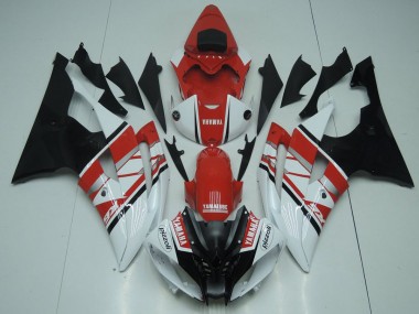 Vermelho Branco Preto Plásticos Yamaha R6 2008-2016