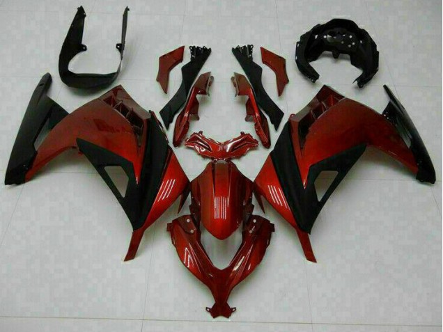 Vermelho Carenagem Kawasaki EX300 2013-2016 Vermelho Carenagem Kawasaki EX300 2013-2016