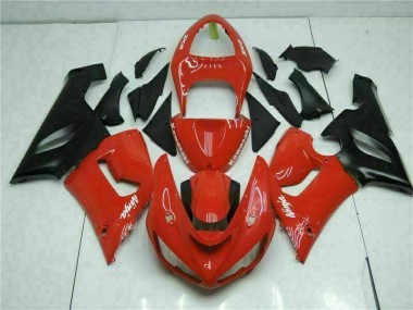 Vermelho Carroçaria Kawasaki ZX6R 2005-2006