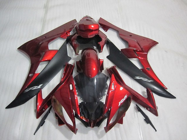 Vermelho Carroçaria Yamaha R6 2006-2007 Vermelho Carroçaria Yamaha R6 2006-2007