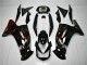 Vermelho Chama Carenagem Kawasaki EX650 2006-2008 Vermelho Chama Carenagem Kawasaki EX650 2006-2008