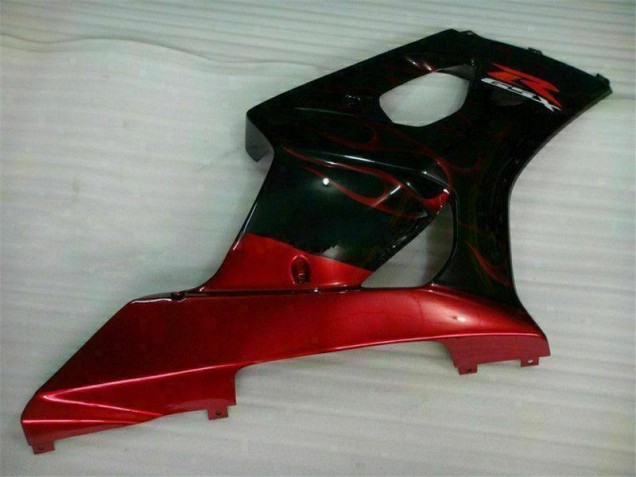 Vermelho Chama Carenagem Suzuki GSXR 1000 K3 2003-2004 Vermelho Chama Carenagem Suzuki GSXR 1000 K3 2003-2004