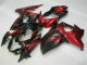 Vermelho Chama Preto Carenagem Suzuki GSXR 1000 K9 2009-2016 Vermelho Chama Preto Carenagem Suzuki GSXR 1000 K9 2009-2016