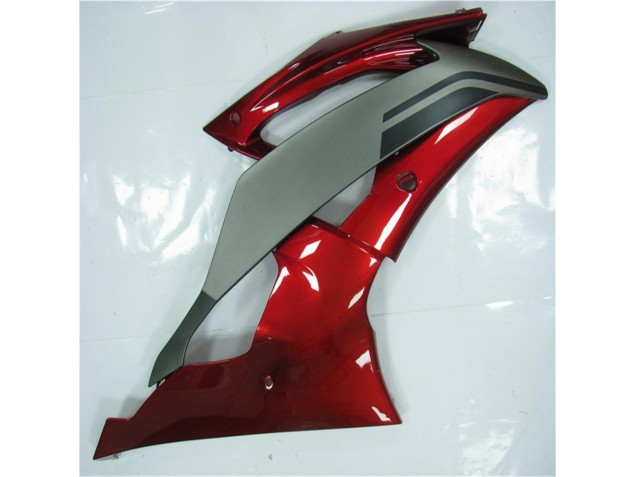 Vermelho Cinzento Carenagem Yamaha R6 2008-2016 Vermelho Cinzento Carenagem Yamaha R6 2008-2016