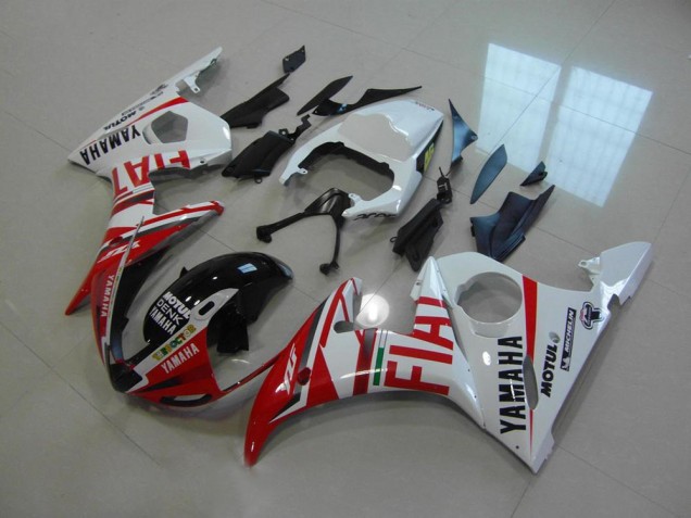 Vermelho Fiat Carenagem Yamaha R6 2003-2005 Vermelho Fiat Carenagem Yamaha R6 2003-2005