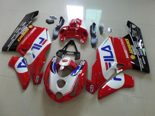 Vermelho Fila Carenagem Ducati 749 999 2003-2004 Vermelho Fila Carenagem Ducati 749 999 2003-2004