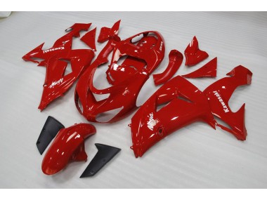 Vermelho Kits Carenagem Kawasaki ZX10R 2006-2007