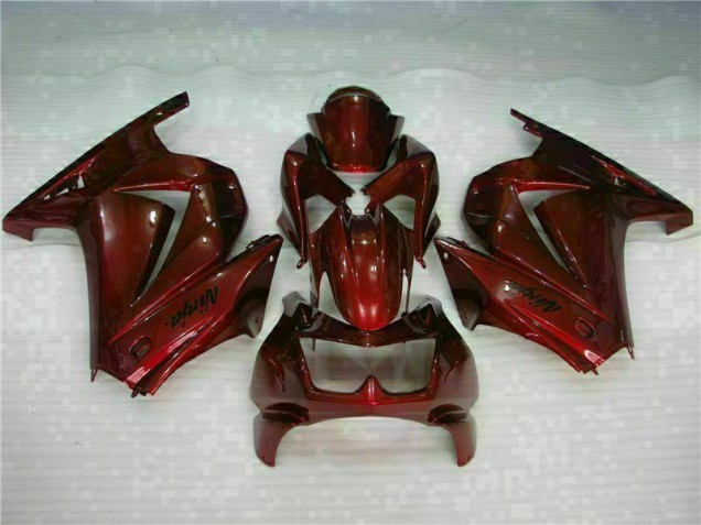 Vermelho Ninja Carenagem Kawasaki EX250 2008-2012 Vermelho Ninja Carenagem Kawasaki EX250 2008-2012