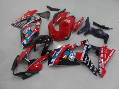 Vermelho Plástico Suzuki GSXR 1000 K7 2007-2008