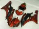 Vermelho Plástico Yamaha R6 2006-2007 Vermelho Plástico Yamaha R6 2006-2007