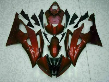 Vermelho Plásticos Yamaha R6 2008-2016