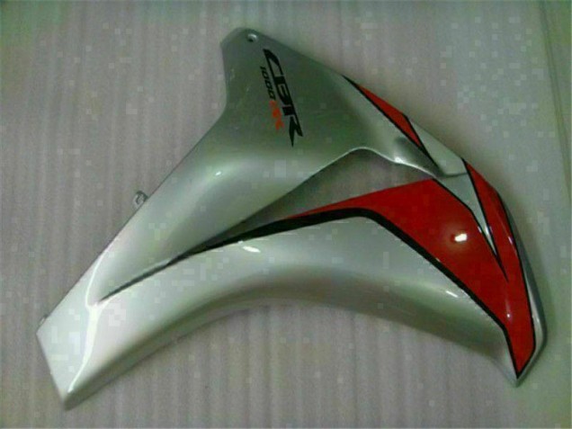 Vermelho Prata Abs Plásticos Honda CBR 1000RR 2008-2011 Vermelho Prata Abs Plásticos Honda CBR 1000RR 2008-2011
