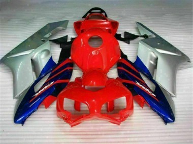 Vermelho Prata Azul Carenagem Honda CBR 1000RR 2004-2005