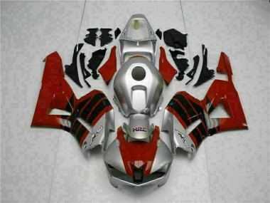 Vermelho Prata Carenagem Honda CBR 600RR 2013-2021