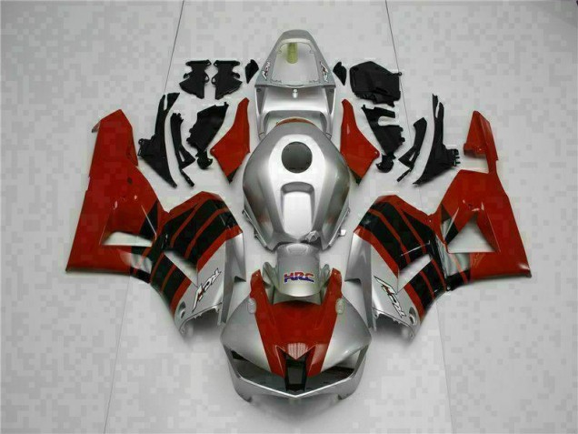 Vermelho Prata Carenagem Honda CBR 600RR 2013-2021 Vermelho Prata Carenagem Honda CBR 600RR 2013-2021