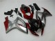 Vermelho Prata Carenagem Suzuki GSXR 600 / 750 K6 2006-2007 Vermelho Prata Carenagem Suzuki GSXR 600 / 750 K6 2006-2007