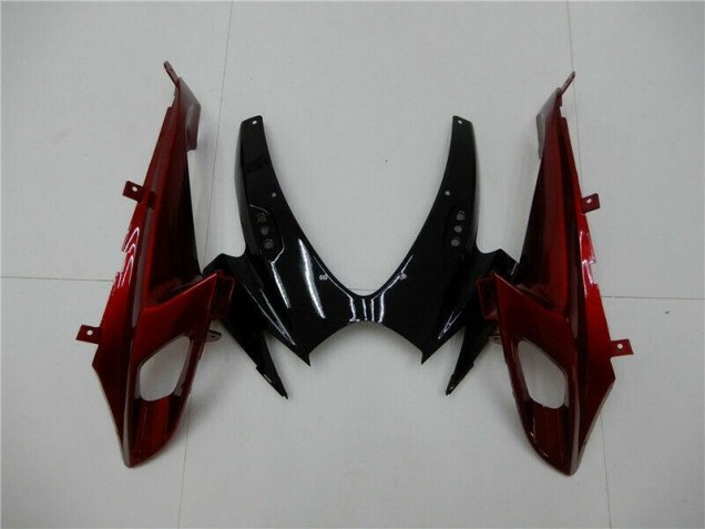 Vermelho Prata Carenagem Suzuki GSXR 600 / 750 K6 2006-2007 Vermelho Prata Carenagem Suzuki GSXR 600 / 750 K6 2006-2007
