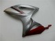 Vermelho Prata Carenagem Suzuki GSXR 600 / 750 K6 2006-2007 Vermelho Prata Carenagem Suzuki GSXR 600 / 750 K6 2006-2007