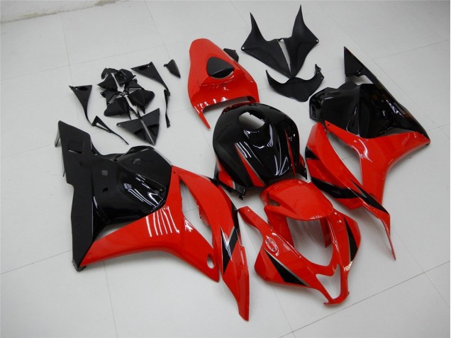 Vermelho Preto Abs Carenagem Honda CBR 600RR 2009-2012 Vermelho Preto Abs Carenagem Honda CBR 600RR 2009-2012