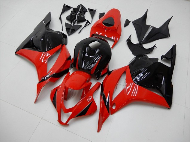 Vermelho Preto Abs Carenagem Honda CBR 600RR 2009-2012 Vermelho Preto Abs Carenagem Honda CBR 600RR 2009-2012