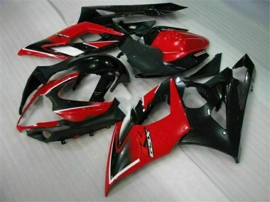 Vermelho Preto Abs Kit Carenagem & Plásticos Suzuki GSXR 1000 K5 2005-2006