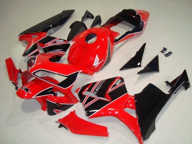 Vermelho Preto Abs Kits Completos Carenagem Honda CBR 600RR 2003-2004