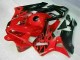 Vermelho Preto Abs Plástico Honda CBR 600RR 2003-2004 Vermelho Preto Abs Plástico Honda CBR 600RR 2003-2004