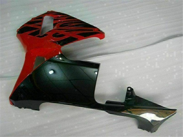 Vermelho Preto Abs Plástico Honda CBR 600RR 2003-2004 Vermelho Preto Abs Plástico Honda CBR 600RR 2003-2004