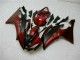Vermelho Preto Abs Plásticos Yamaha R6 2008-2016 Vermelho Preto Abs Plásticos Yamaha R6 2008-2016