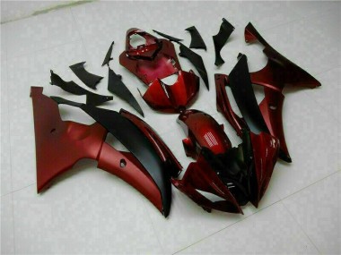 Vermelho Preto Abs Plásticos Yamaha R6 2008-2016