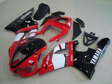 Vermelho Preto Branco Carenagem Yamaha R1 2000-2001