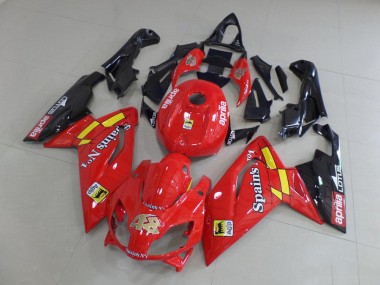 Vermelho & Preto Carenagem Aprilia RS 125 2006-2011