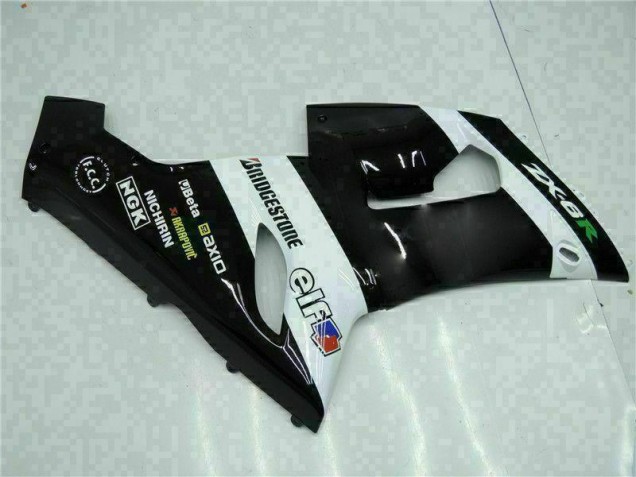 Vermelho Preto Carenagem Kawasaki ZX6R 2005-2006 Vermelho Preto Carenagem Kawasaki ZX6R 2005-2006