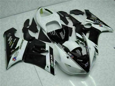 Vermelho Preto Carenagem Kawasaki ZX6R 2005-2006