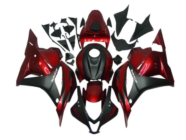 Vermelho Preto Carenagem & Plástico Honda CBR 600RR 2009-2012 Vermelho Preto Carenagem & Plástico Honda CBR 600RR 2009-2012