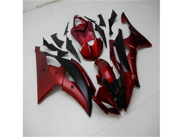 Vermelho Preto Carenagem & Plástico Yamaha R6 2008-2016 Vermelho Preto Carenagem & Plástico Yamaha R6 2008-2016