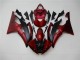 Vermelho Preto Carenagem & Plástico Yamaha R6 2008-2016 Vermelho Preto Carenagem & Plástico Yamaha R6 2008-2016
