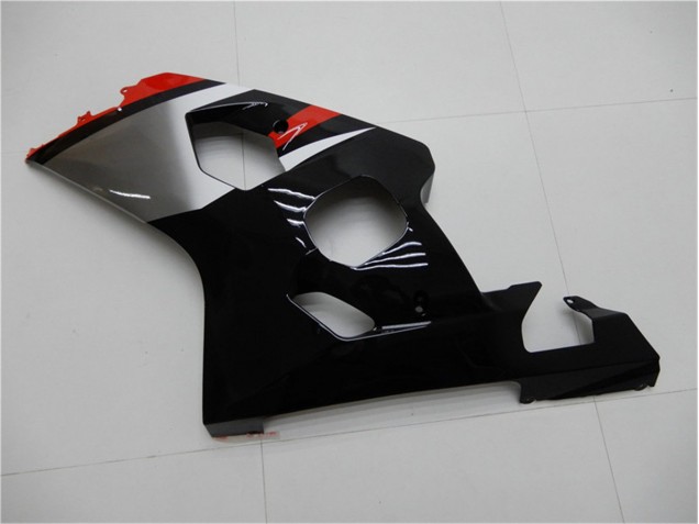 Vermelho Preto Carenagem Suzuki GSXR 600 / 750 K4 2004-2005 Vermelho Preto Carenagem Suzuki GSXR 600 / 750 K4 2004-2005