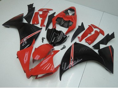 Vermelho Preto Carenagem Yamaha R1 2012-2014
