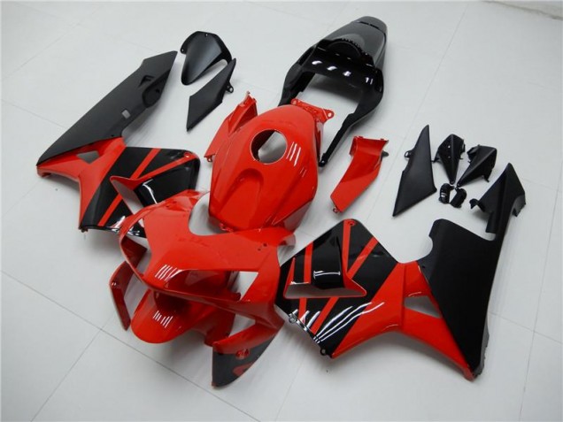 Vermelho Preto Carroçaria Honda CBR 600RR 2003-2004 Vermelho Preto Carroçaria Honda CBR 600RR 2003-2004