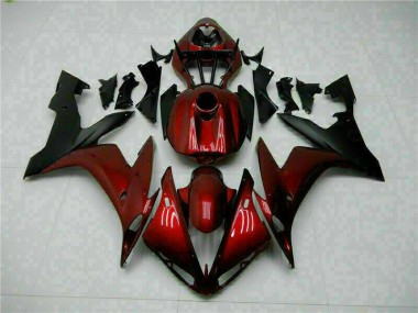 Vermelho Preto Carroçaria Yamaha R1 2004-2006