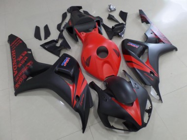 Vermelho & Preto Fosco Carenagem Honda CBR 1000RR 2006-2007