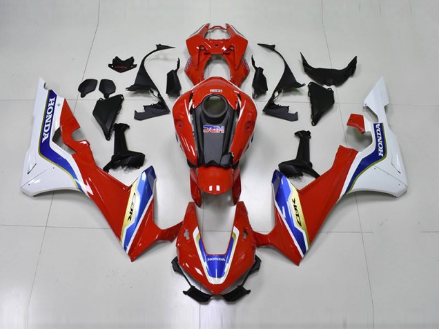 Vermelho Preto HRC Carenagem Honda CBR 1000RR 2017-2023 Vermelho Preto HRC Carenagem Honda CBR 1000RR 2017-2023