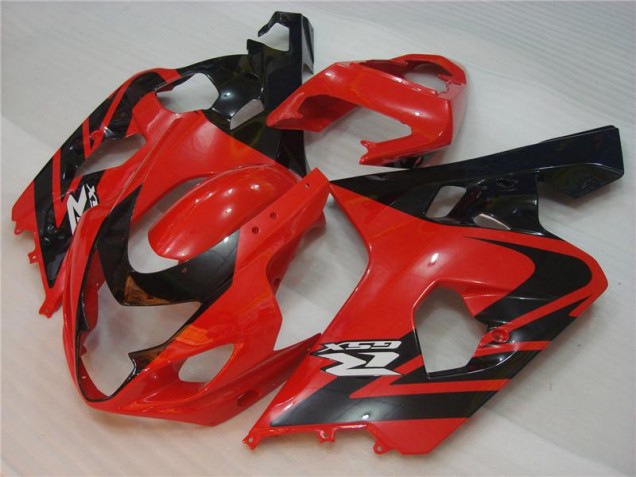 Vermelho Preto Injeção Kit Carenagem Suzuki GSXR 600 / 750 K4 2004-2005 Vermelho Preto Injeção Kit Carenagem Suzuki GSXR 600 / 750 K4 2004-2005