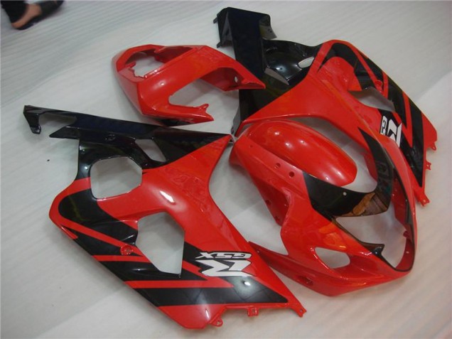 Vermelho Preto Injeção Kit Carenagem Suzuki GSXR 600 / 750 K4 2004-2005 Vermelho Preto Injeção Kit Carenagem Suzuki GSXR 600 / 750 K4 2004-2005