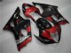 Vermelho Preto Kit Carenagem Suzuki GSXR 1000 K3 2003-2004 Vermelho Preto Kit Carenagem Suzuki GSXR 1000 K3 2003-2004