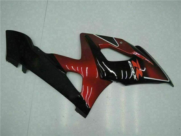 Vermelho Preto Kit Completo Carenagem Suzuki GSXR 1000 K5 2005-2006 Vermelho Preto Kit Completo Carenagem Suzuki GSXR 1000 K5 2005-2006