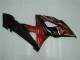 Vermelho Preto Kit Completo Carenagem Suzuki GSXR 1000 K5 2005-2006 Vermelho Preto Kit Completo Carenagem Suzuki GSXR 1000 K5 2005-2006
